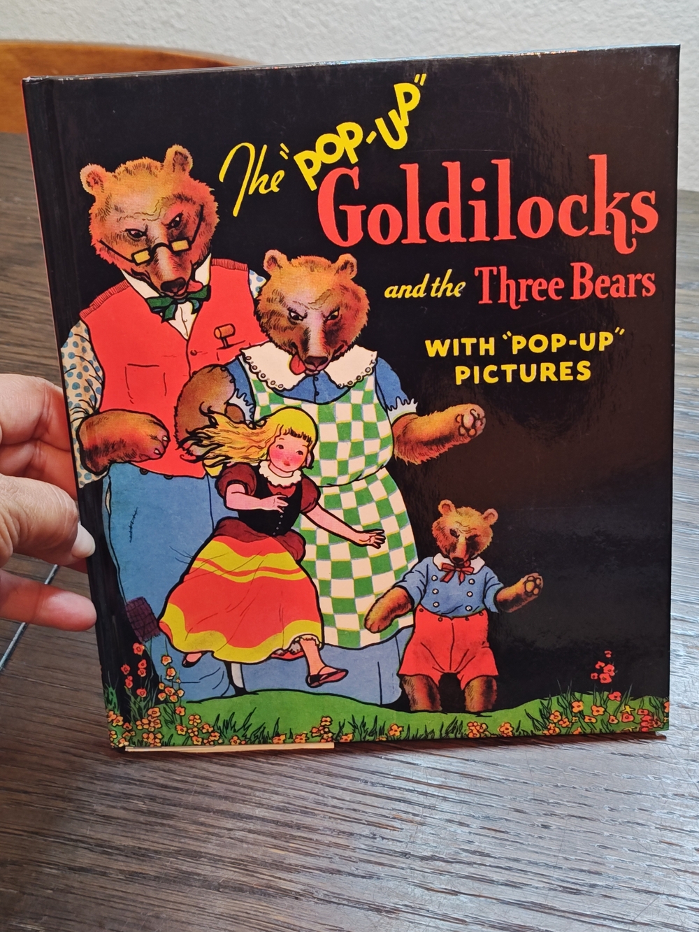 Vintage 1934 First Edition Goldilocks And The Three Bears - “Pop-Up”Book VG